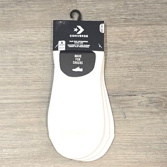 Converse 3-PK Logo Chevron Star Liners- White - Picture 6 of 8